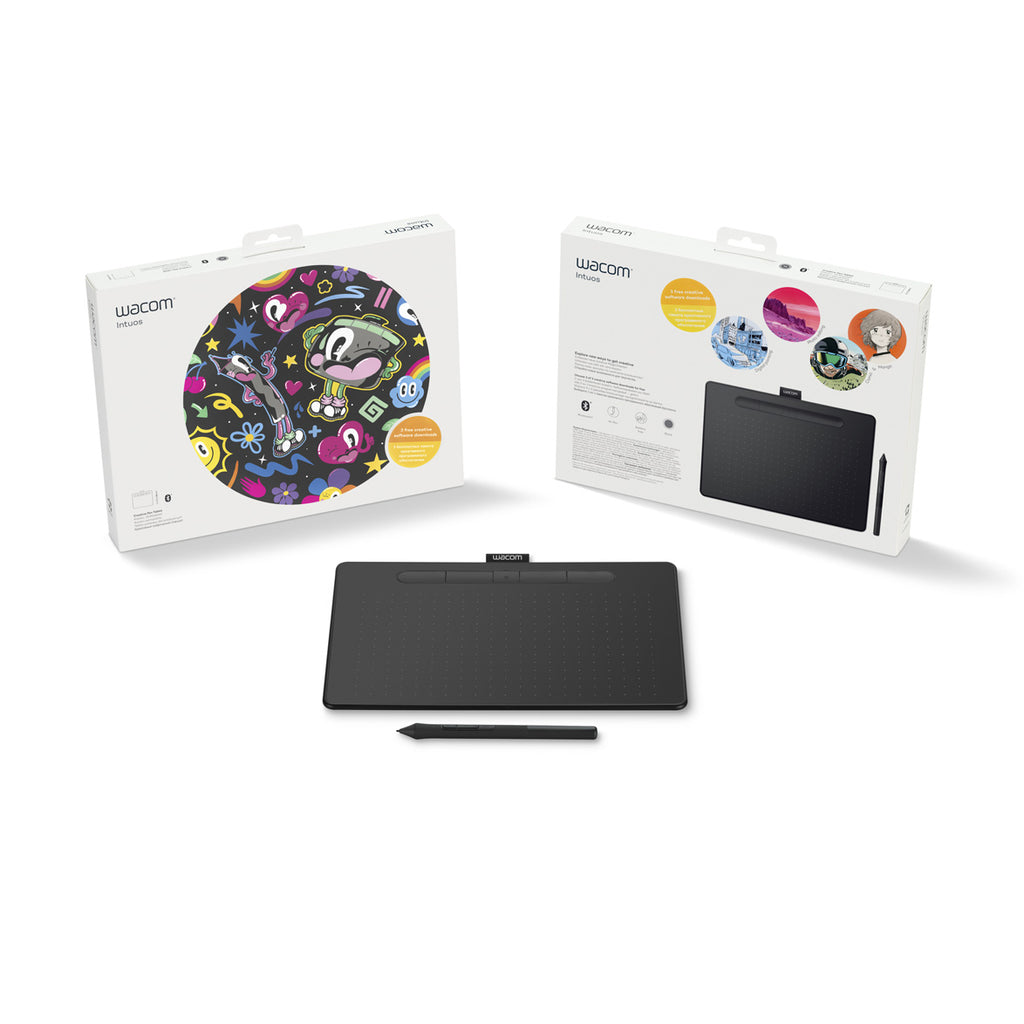 Wacom Intuos Medium Bluetooth Black CTL6100WLK0 – Wacom Authorized